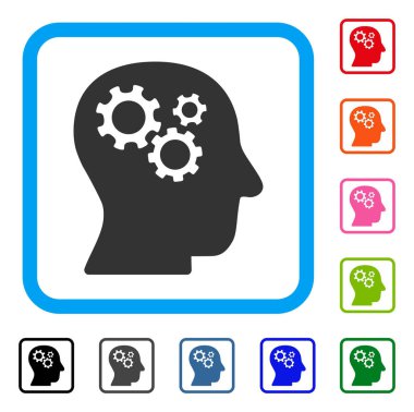 Akıl Gears simgesi çerçeveli