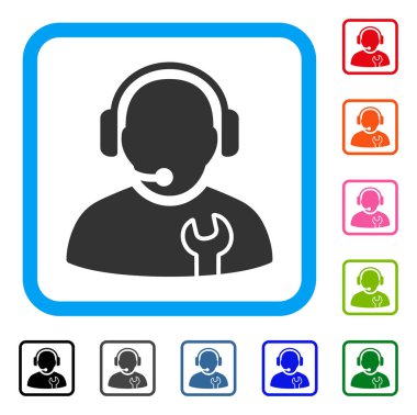 Hizmet işleç simgesini çerçeveli