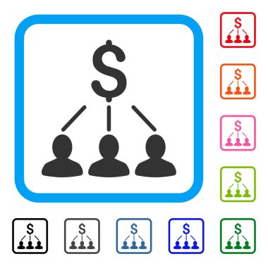 Hissedarlar simgesi çerçeveli