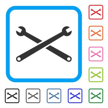 Simge anahtarı çerçeveli