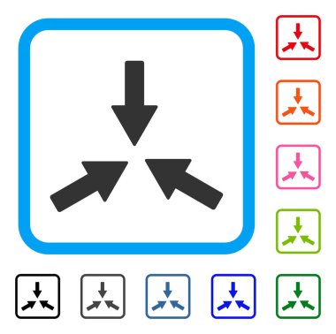 3 okları çerçeveli simgesi collide