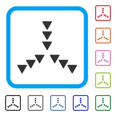 Kutsal kişilerin resmi içinde yön çerçeveli