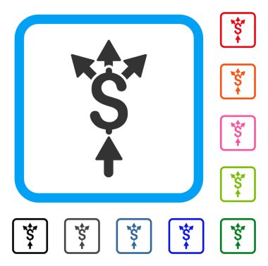 Ödeme çerçeveli simgesi bölmek