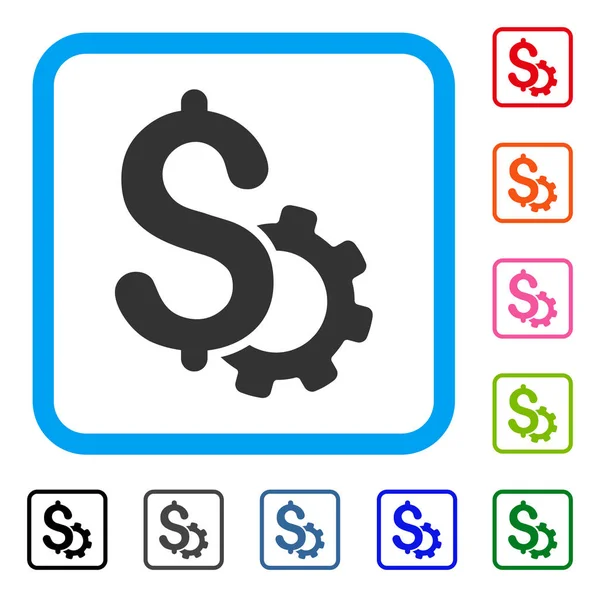 Ontwikkeling prijs ingelijst pictogram — Stockvector