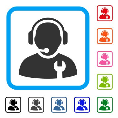 Hizmet işleç simgesini çerçeveli