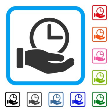 Zaman hizmeti simge çerçeveli