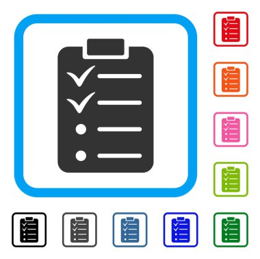 Yapılacaklar listesi simgesini çerçeveli