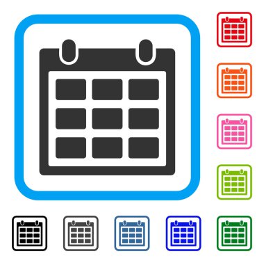 Takvim simgesini çerçeveli