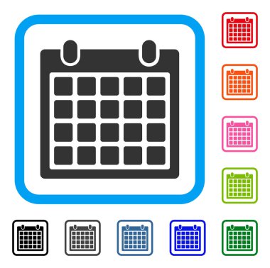 Takvim simgesini çerçeveli