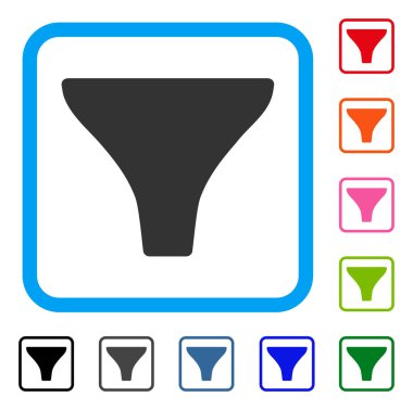 Filtre simgesi çerçeveli