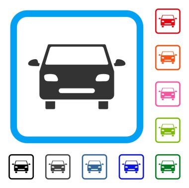 Araba simgesi çerçeveli