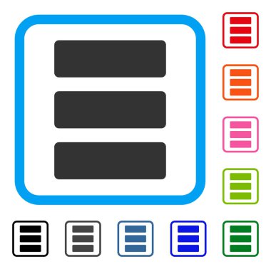 Veritabanı simgesini çerçeveli