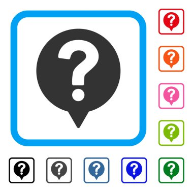 Yardım balonu simgesini çerçeveli