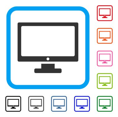 Monitör simgesini çerçeveli