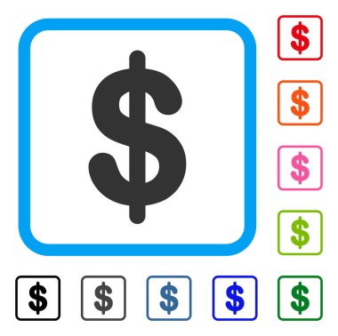 Dolar simgesi çerçeveli