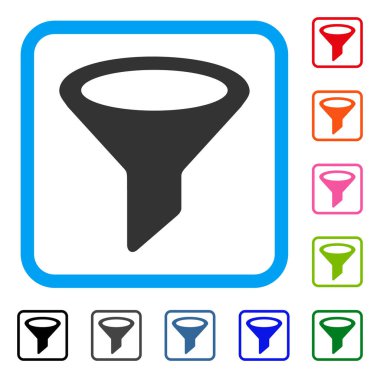 Filtre simgesi çerçeveli