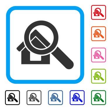 Arama ev simgesini çerçeveli