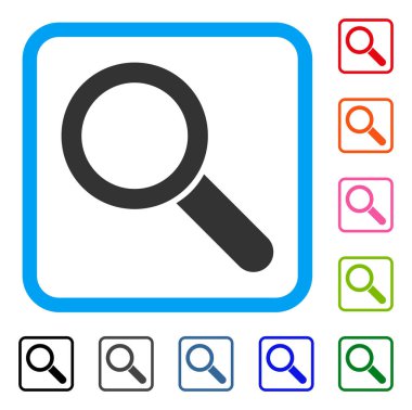 Arama aracı simgesini çerçeveli