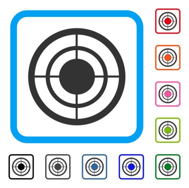 Hedef simgesi çerçeveli