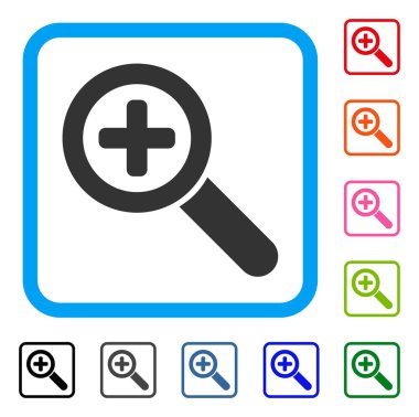 Çerçeveli simgesinde zoom