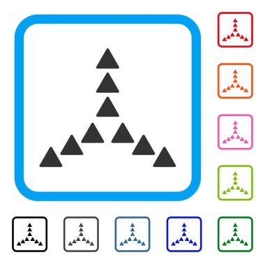 Dış yön simgesi çerçeveli