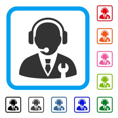 Hizmet Yöneticisi simgesini çerçeveli