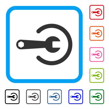 Servis simge çerçeveli