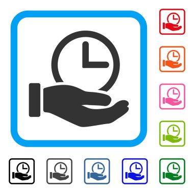 Zaman hizmeti simge çerçeveli