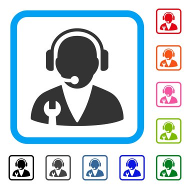 Destek Yöneticisi simgesini çerçeveli