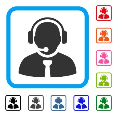 Destek Yöneticisi simgesini çerçeveli