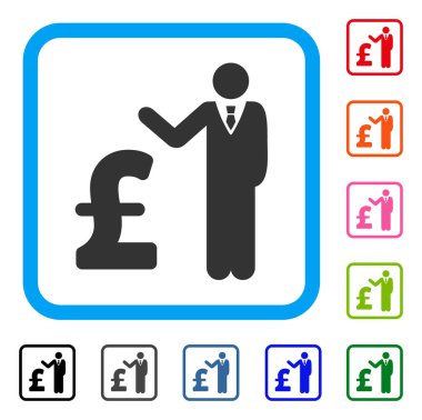 Simge Lirası bankacı çerçeveli