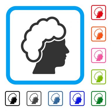 Sarışın profil simgesi çerçeveli