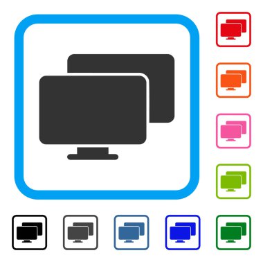 Bilgisayarlar simgesini çerçeveli