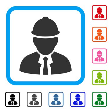 Mühendis simgesi çerçeveli