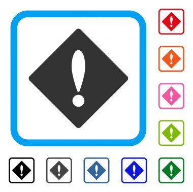 Hata simgesi çerçeveli