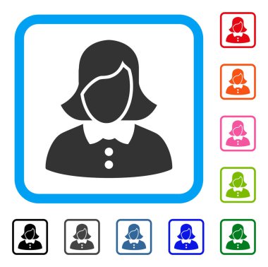 Erkek simgesi çerçeveli