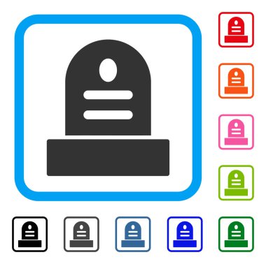 Mezar Taşı simgesini çerçeveli