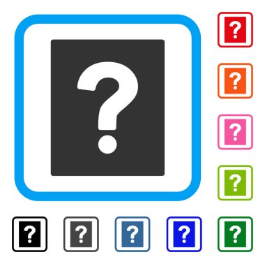 Yardım simgesini çerçeveli