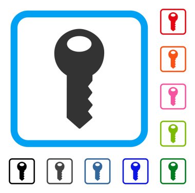 Anahtar simgesi çerçeveli