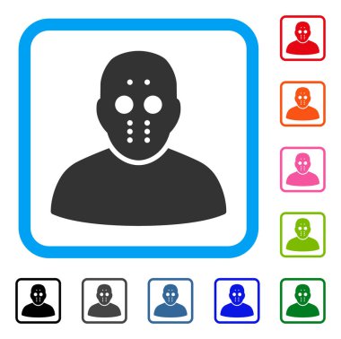 Manyak simgesi çerçeveli