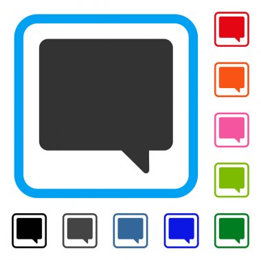 Mesaj simgesi çerçeveli