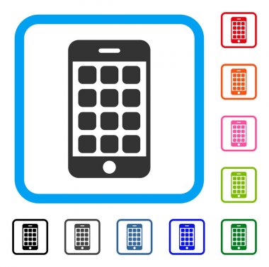 Mobil Apps simgesi çerçeveli