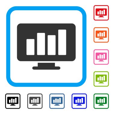 Monitör simgesini çerçeveli