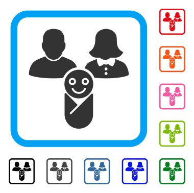 Yeni doğan simgesi çerçeveli