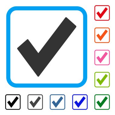 Tamam kene çerçeveli simgesi