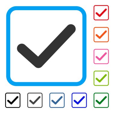 Tamam kene çerçeveli simgesi