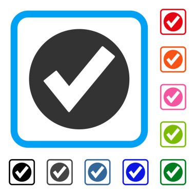 Tamam simge çerçeveli