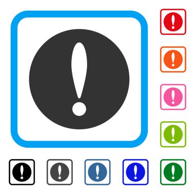 Sorun simgesi çerçeveli