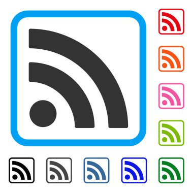 RSS simgesi çerçeveli