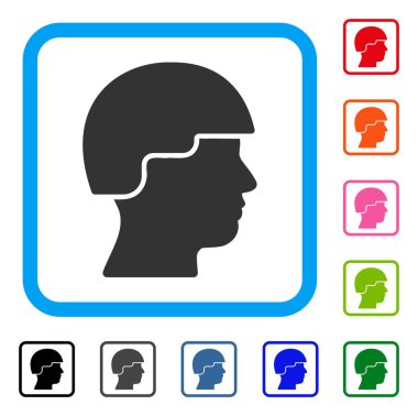 Asker simgesi çerçeveli